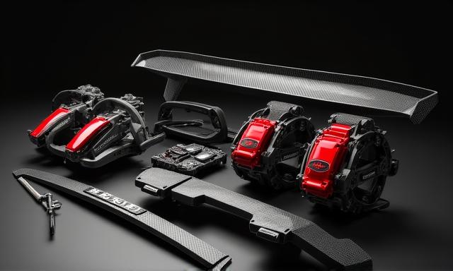 High performance GT racing car components