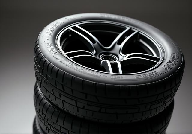 Forged lightweight racing wheels with slick tires
