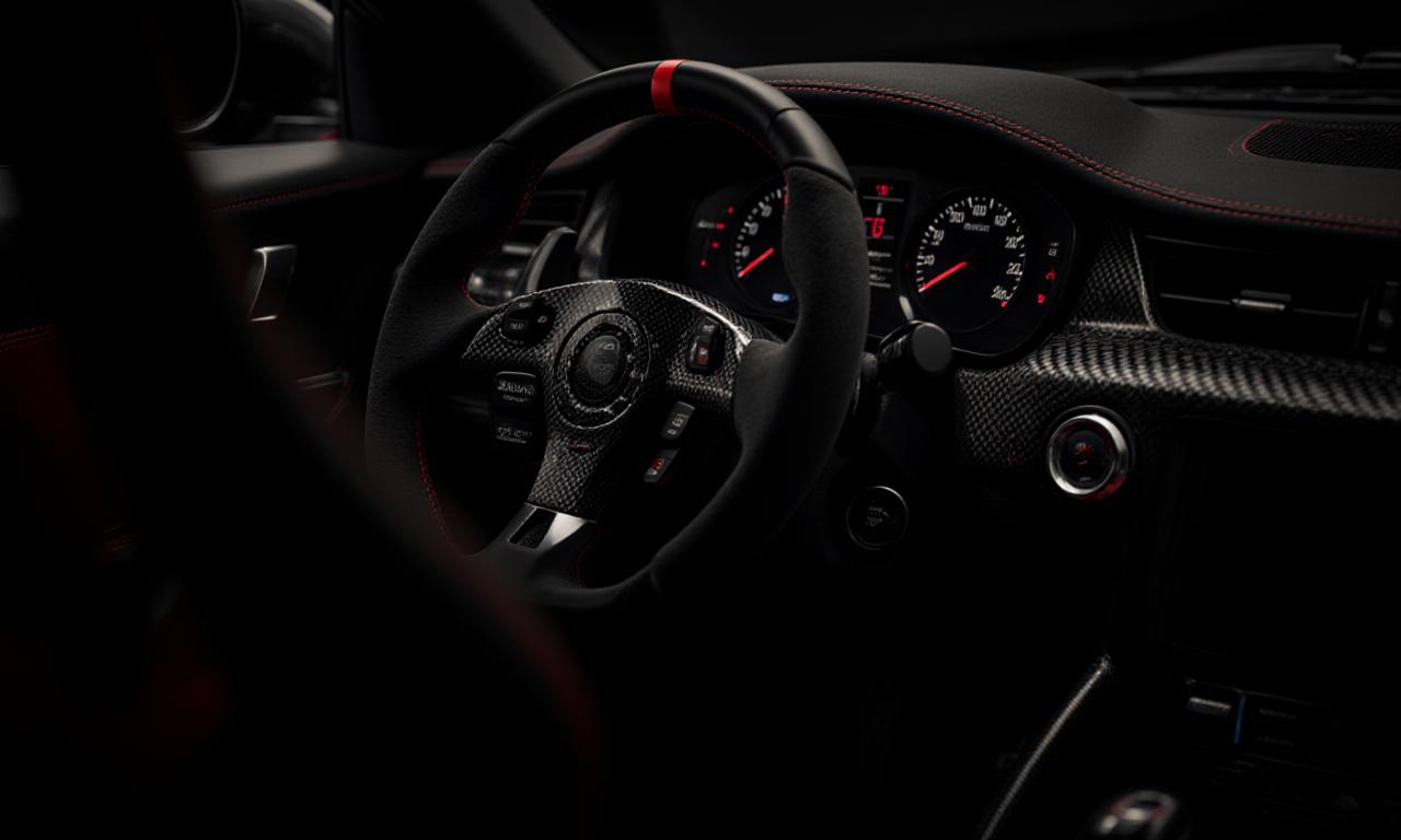 Close up of a precision engineered dashboard